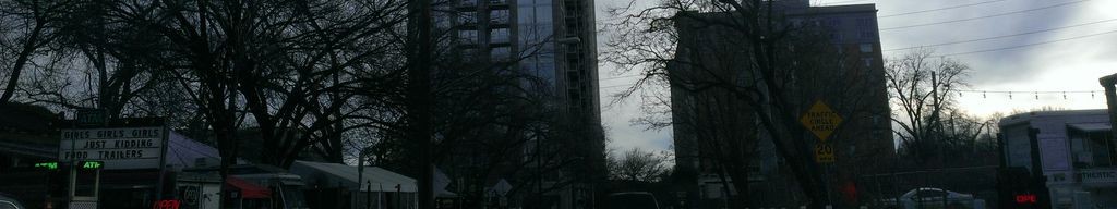 Street-level low light example from Downtown Austin, cropped to the local street backdrop.