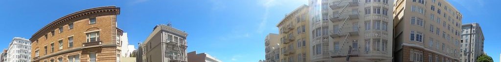 Street-level daytime example from Downtown Sf, cropped to the local street backdrop.