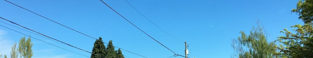 Street-level daytime example from Portland East 82Nd, cropped to the local street backdrop.