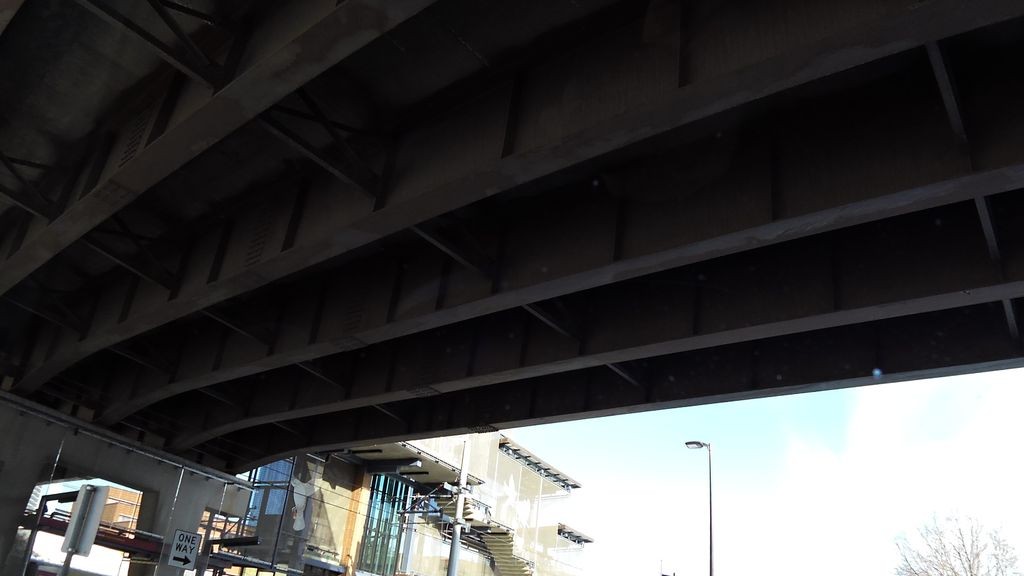 Street-level low light example from University Dinkytown Minneapolis, cropped to show the local street context.