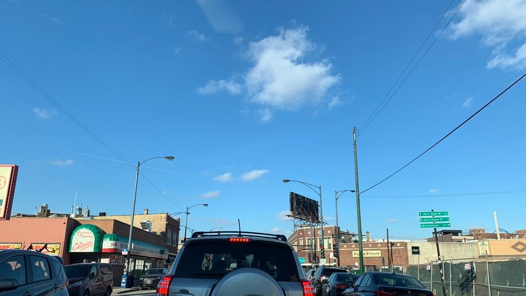 Street-level daytime example from Wicker Park Logan Square Chicago, cropped to show the local street context.