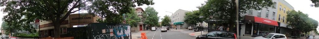 Street-level low light example from Williamsburg Nyc, cropped to the local street backdrop.